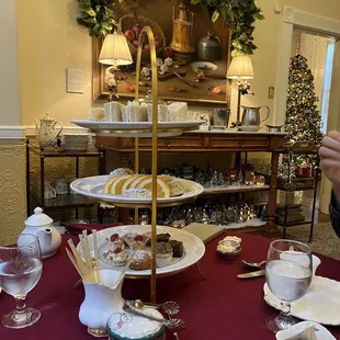 High tea food