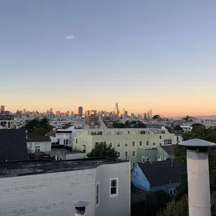 View from the rooftop terrace