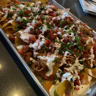 Tinga Chicken Nachos