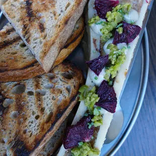 brined bone marrow, castelvetrano olives, blood orange, anchovy