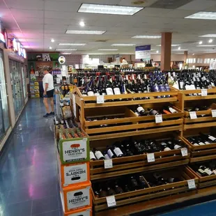 a wine store