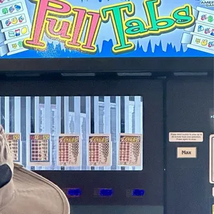 And there is a pull tab machine... quick loss of $5