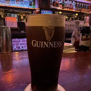 a pint of guinness