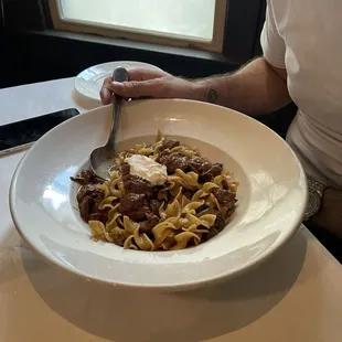 Beef Stroganoff
