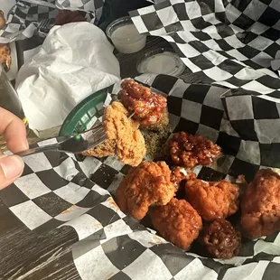 Embarrassingly small wings