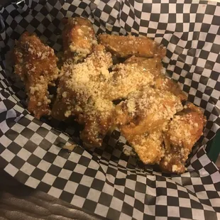 Garlic Parmesan wings