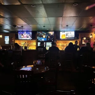 people sitting at the bar