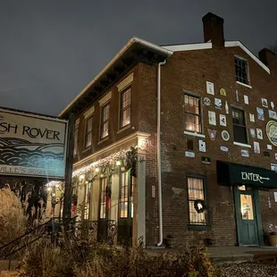 Outside of the restaurant