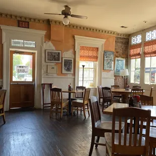 Inside dining.