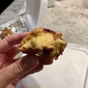 Cheese and Chive Fritters