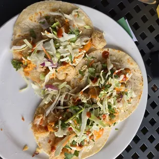 Shrimp tacos!
