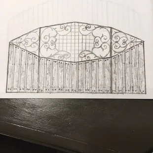 Here is a design our customer came up with and we will build!  If it's metal we can build it!