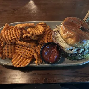 Black and Blue Burger