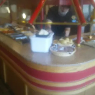 sushi and sashimi, interior