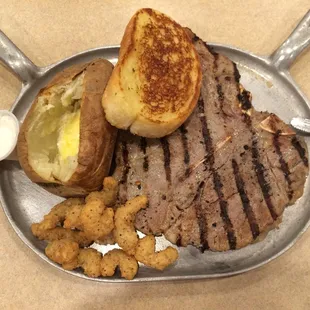 Porterhouse steak and AYCE fried shrimp-2017