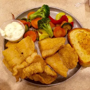 Fried white fish dinner-2017