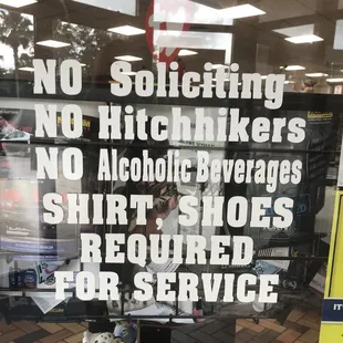 Sorry- hitchhikers stay home-2018