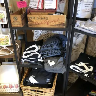 Cards, t-shirts