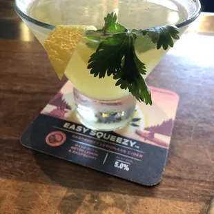 Cilantro Martini