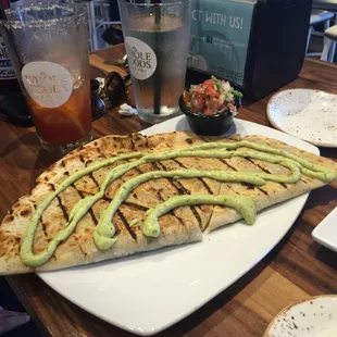 Pork and Chile Quesadilla