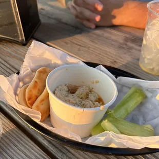 Crab dip appetizer