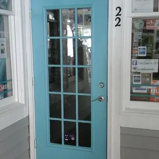 Our front door got a pretty new shade of blue this Spring