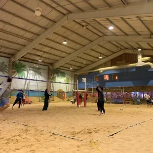 Thursday night volley