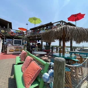 Two levels of seating