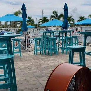 a view of the island grill and raw bar