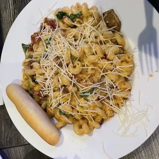 Shrimp and crab pasta with no crab lmfao