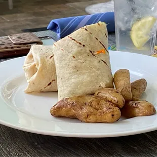 Crab and Shrimp salad wrap