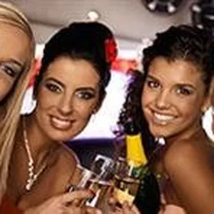 a group of women drinking champagne