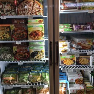 a refrigerator full of food