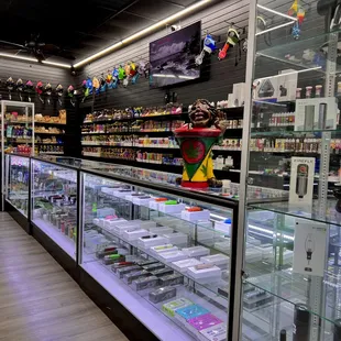 a display of electronic devices