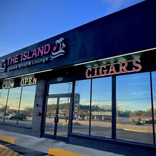 the outside of the building