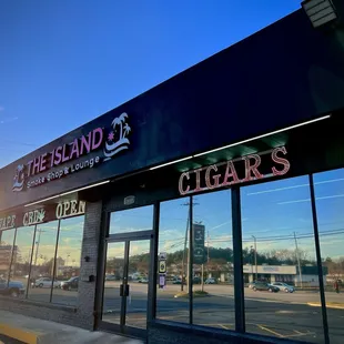 the outside of the building