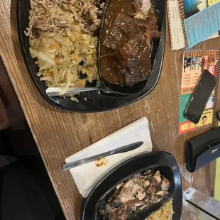 Brown stew chicken &amp; Jerk Chicken