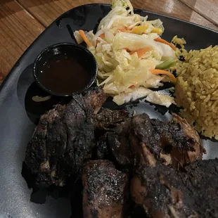 Jerk chicken was good super spicy tho!