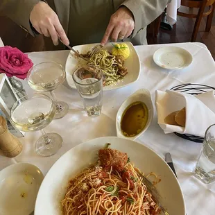 Dinner entrees