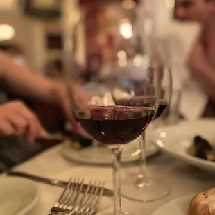 Great wine and food