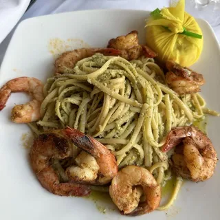 Pesto e Scampi Pasta