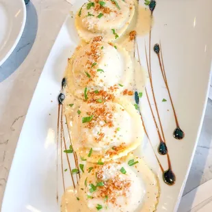 Pumpkin ravioli