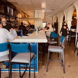 bar area