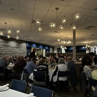 Dining room was busy!