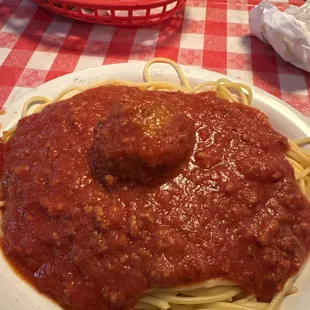 Spaghetti and Meatball