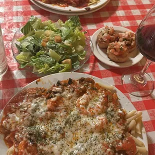 Make your own paste and the italian plate