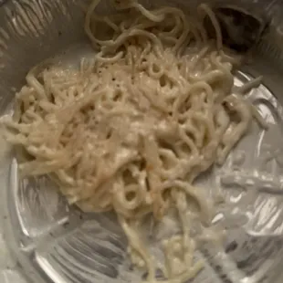 Kids portion angel hair pasta