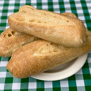 We proudly make our own bread and bake them daily!