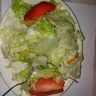 This is Italian Oven&apos;s excuse for a salad. I usually love the Italian oven. Get rid of this new management, please.