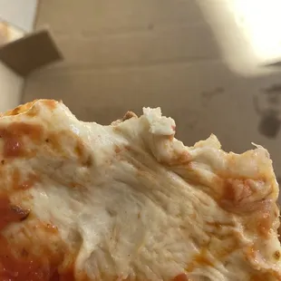 Cheese pizza- raw dough